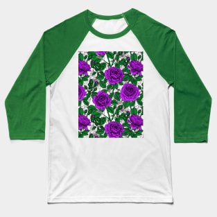 Purple roses 2 Baseball T-Shirt